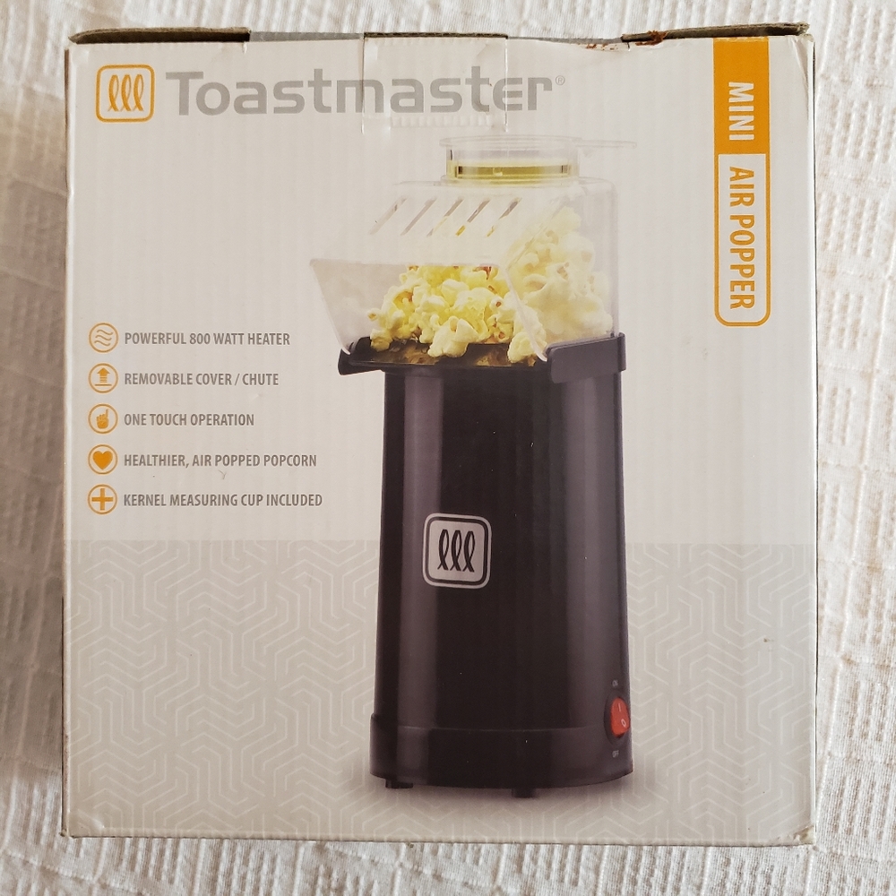 NIB TOASTMASTER mini popcorn popper